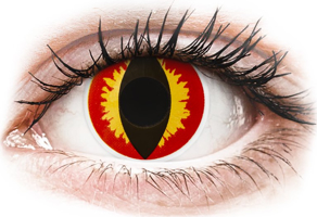 ColourVUE Crazy Lens - nedioptrické (2 čočky) Dragon Eyes