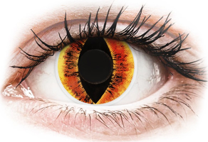 ColourVUE Crazy Lens - nedioptrické (2 čočky) Saurons Eye