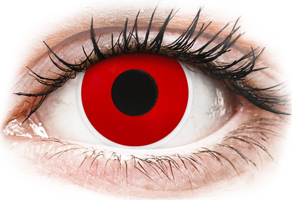 ColourVUE Crazy Lens - nedioptrické jednodenní (2 čočky) Red Devil