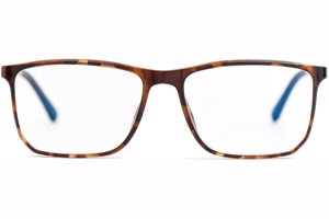 eyerim collection Propus Shiny Brown Havana Screen Glasses - ONE SIZE (53)