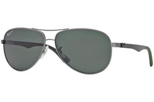 Ray-Ban Carbon Fibre RB8313 004/N5 Polarized - L (61)